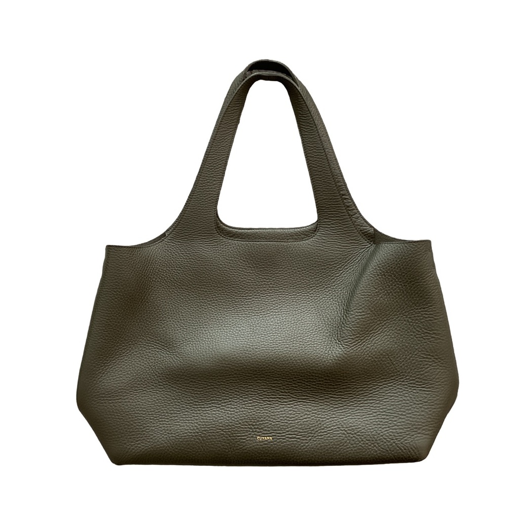 Cuyana Olive Green Tote Bag